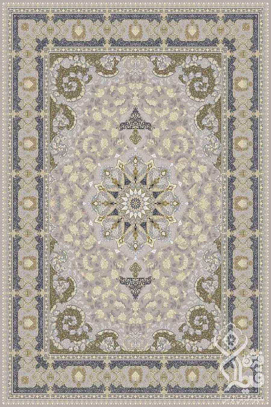 فرش قیطران 1200 شانه کلکسیون مهناز طرح رامینا زمینه کرم