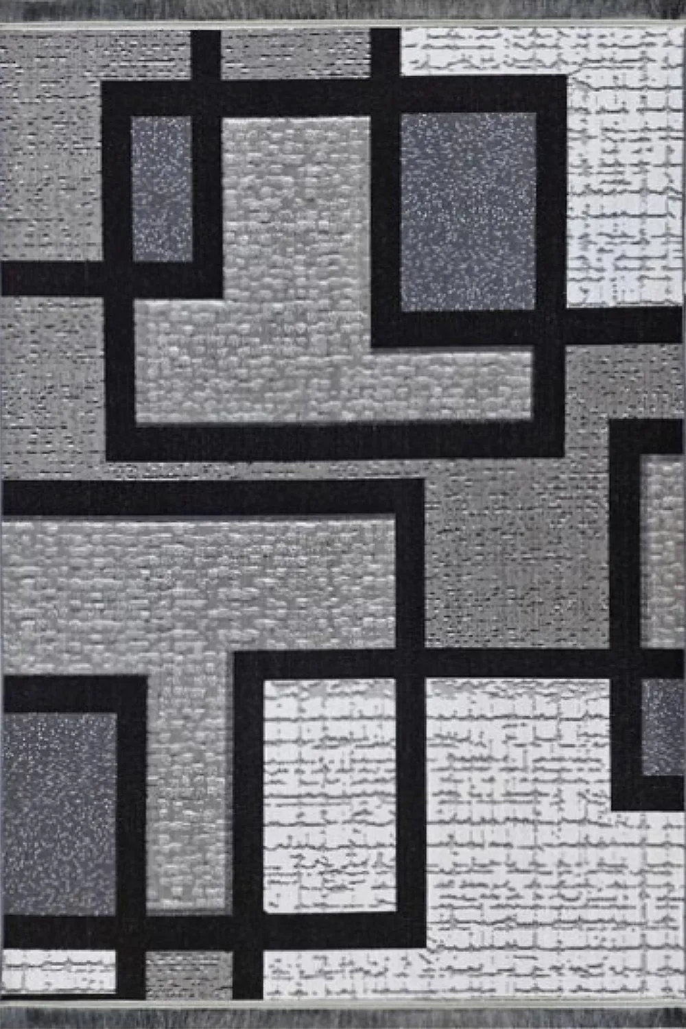 گلیم ماشینی جزیره کد 7013 زمینه طوسی (غیربرجسته)