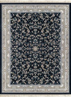 فرش داریوش 1500 شانه کد 1565 زمینه سورمه ای (برجسته)