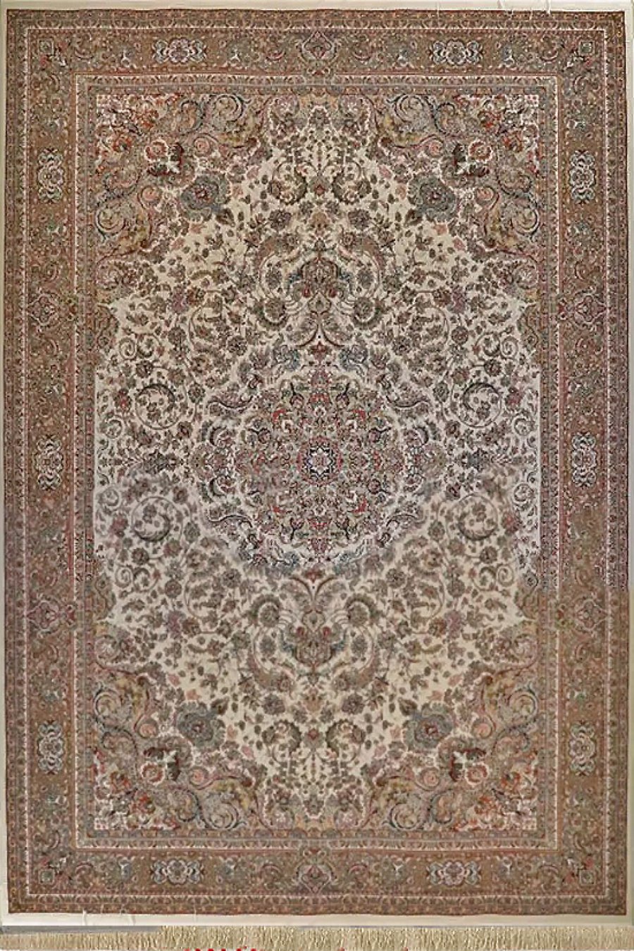 فرش ستاره کویر یزد 700 شانه کلکسیون شهریار کد Q26 زمینه 1003 (غیربرجسته)