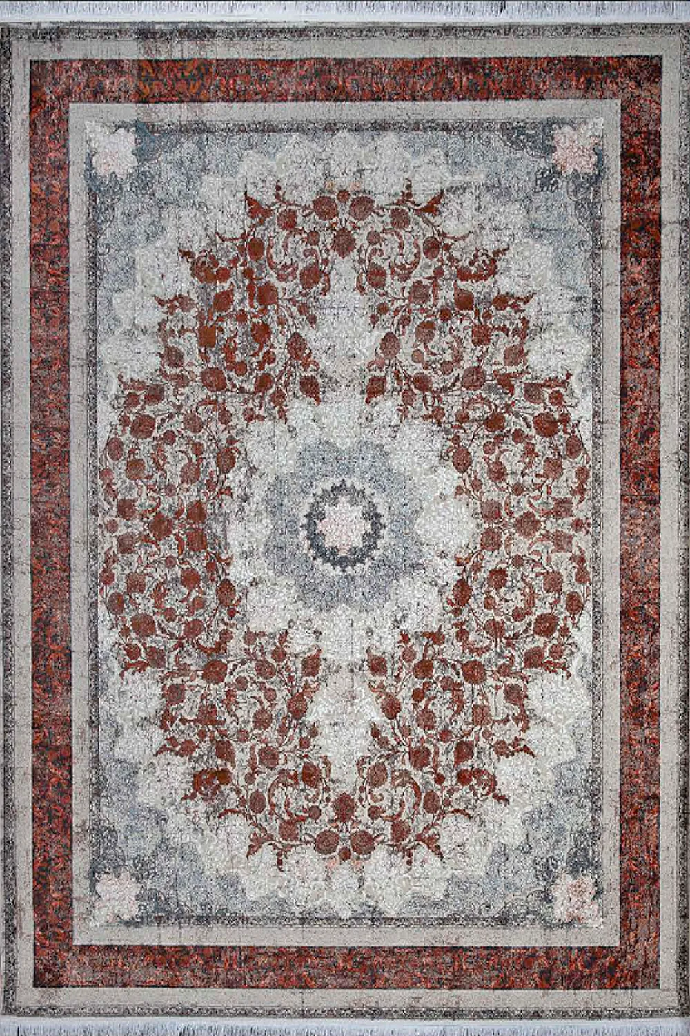 فرش آراد 1200 شانه کد 202 زمینه وینتج (برجسته)