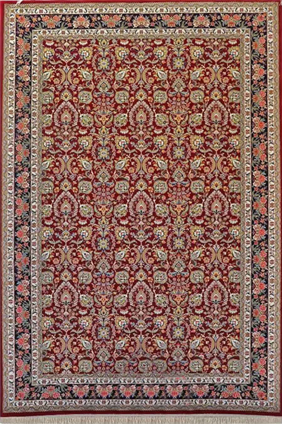 فرش ستاره کویر یزد 700 شانه کلکسیون شاهکار نوین کد N101 زمینه 2559 (غیربرجسته)