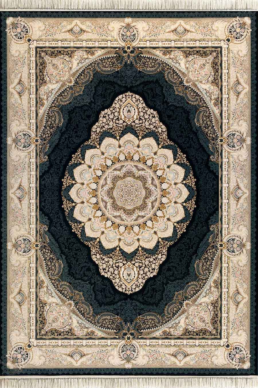 فرش سعدی 1500 شانه کلکسیون مینیاتور کد D1559 (رنگبندی متنوع)