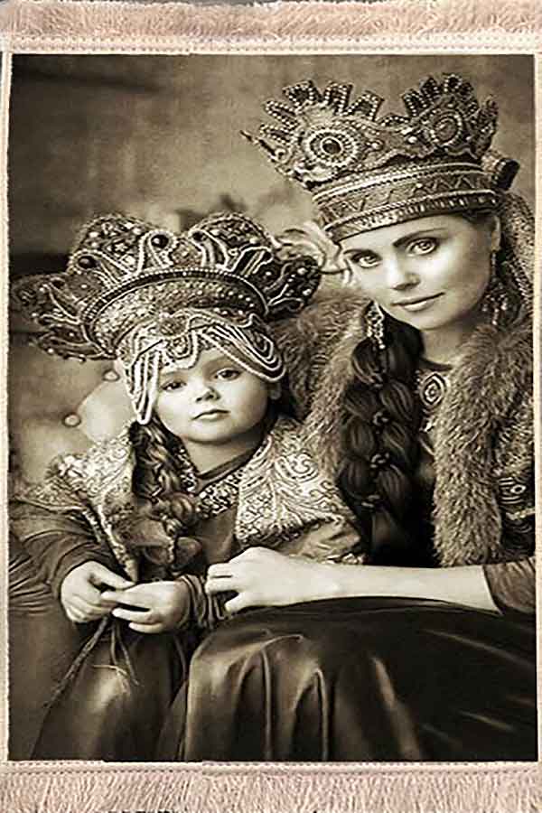 تابلوفرش ماشینی 1200 شانه طرح پادشاه (3 سایز)
