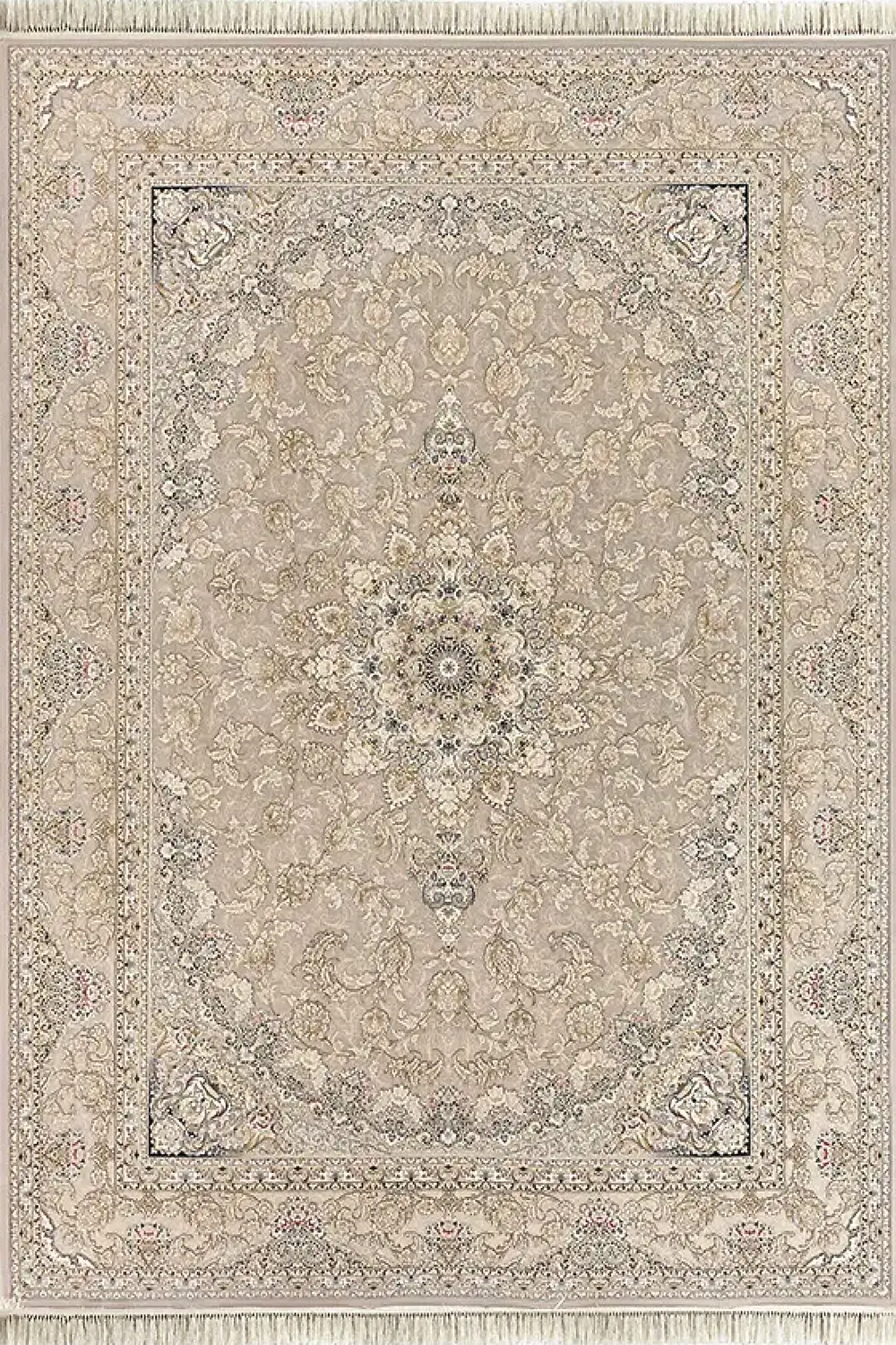 فرش داریوش 1200 شانه کلکسیون هیلتون کد 1201 زمینه فیلی-طلایی (برجسته)