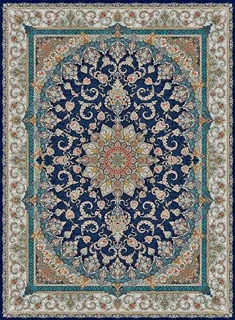 فرش ستاره کویر یزد 1500 شانه کد TX500 زمینه 1093 (برجسته)