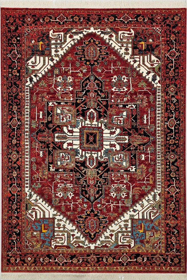 فرش ستاره کویر یزد 700 شانه کلکسیون شاهکار نوین کد N132 زمینه 2559 (غیربرجسته)