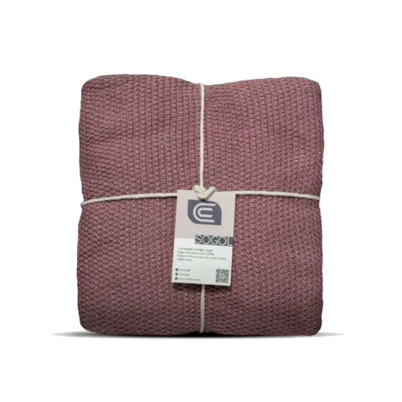 شال مبل کلکسیون سوگل سایز 200*140 سانتی متر رنگ یاسی