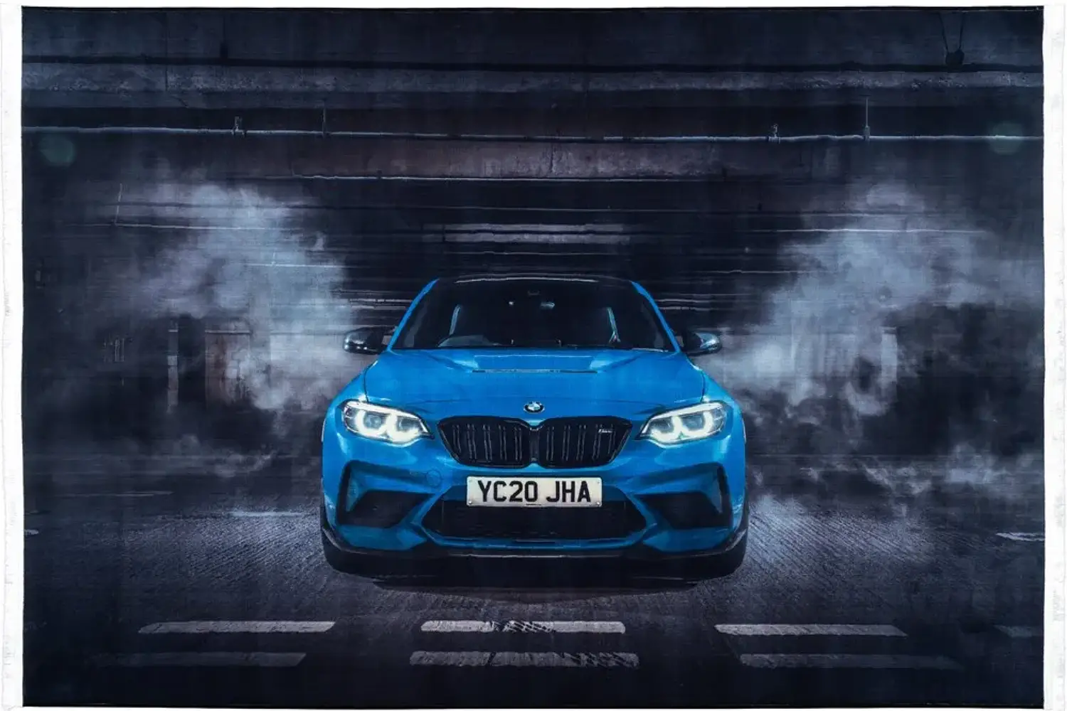 فرش محتشم 700 شانه مدرن کد 25KN0020 زمینه سیاه (غیربرجسته)