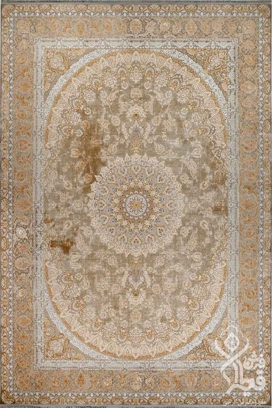 فرش قیطران 1200 شانه کلکسیون افسانه طرح کارناوا گل برجسته با نخ آکرلیک آلمان | خرید با قیمت کارخانه