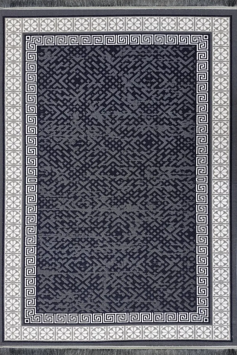 گلیم ماشینی جزیره کد 921B زمینه طوسی (غیربرجسته)