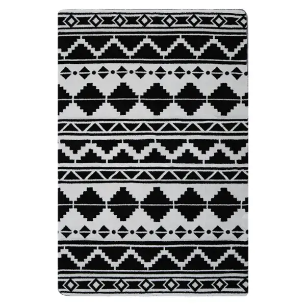 فرش زرباف سه بعدی پرزبلند طرح بوهو زمینه طوسی (شگی)