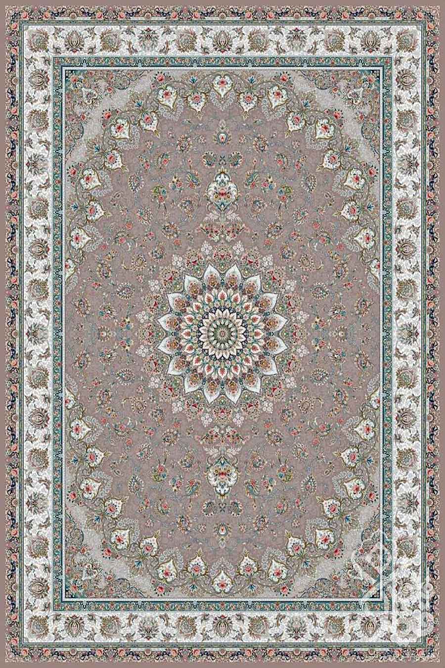 فرش قیطران 1200 شانه کلکسیون پارادایس کد 520 زمینه متالیک