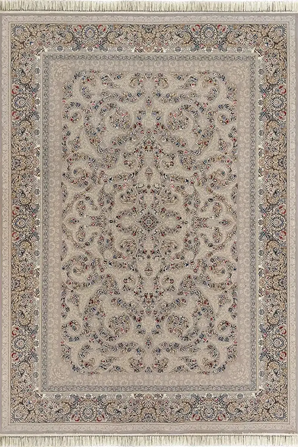 فرش داریوش 1200 شانه کلکسیون هیلتون کد 1205 زمینه فیلی (برجسته)