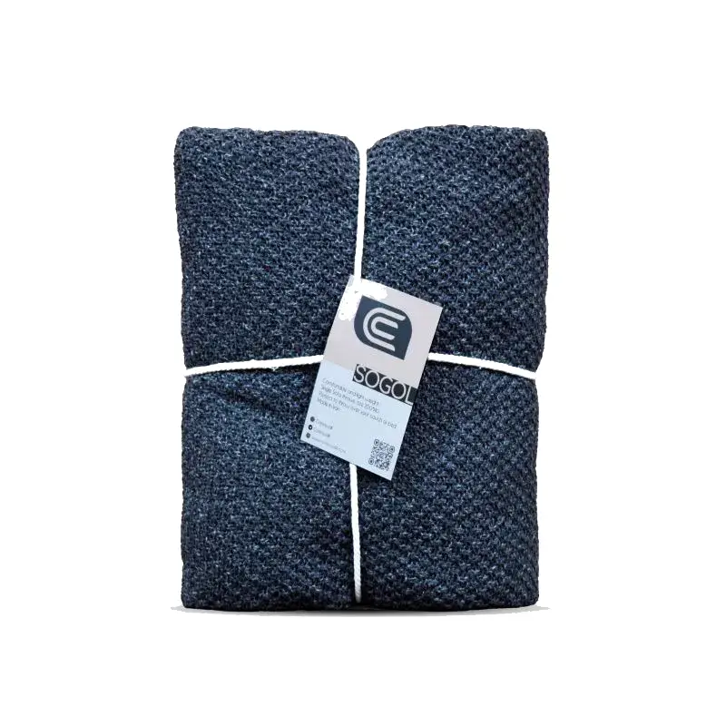 شال مبل کلکسیون سوگل سایز 220*180 سانتی متر رنگ ذغال سنگی