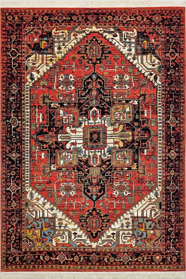 فرش ستاره کویر یزد 700 شانه کلکسیون شاهکار نوین کد N132 زمینه 2549 (غیربرجسته)