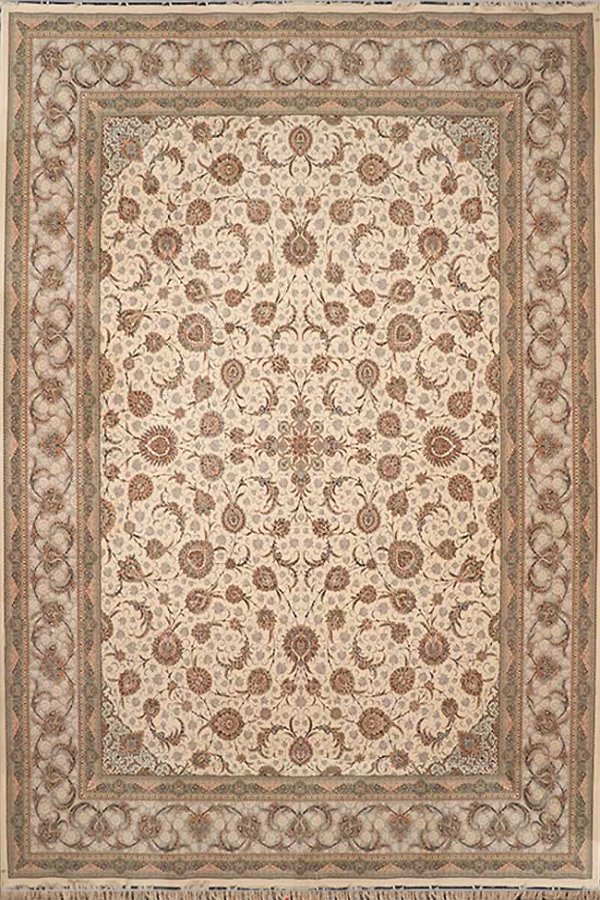 فرش ستاره کویر یزد 1500 شانه کلکسیون ستارگان کویر کد TX502 زمینه 1003 (برجسته)