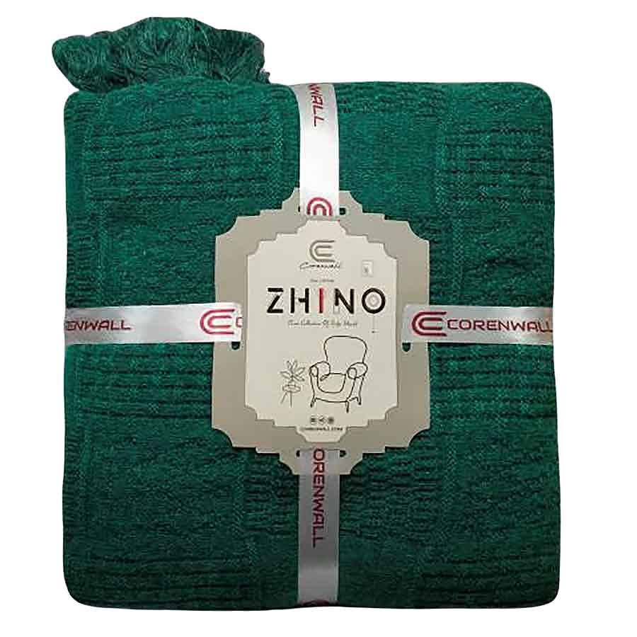 شال مبل کلکسیون ژینو سایز 180*140 سانتی متر رنگ سبز زمردی