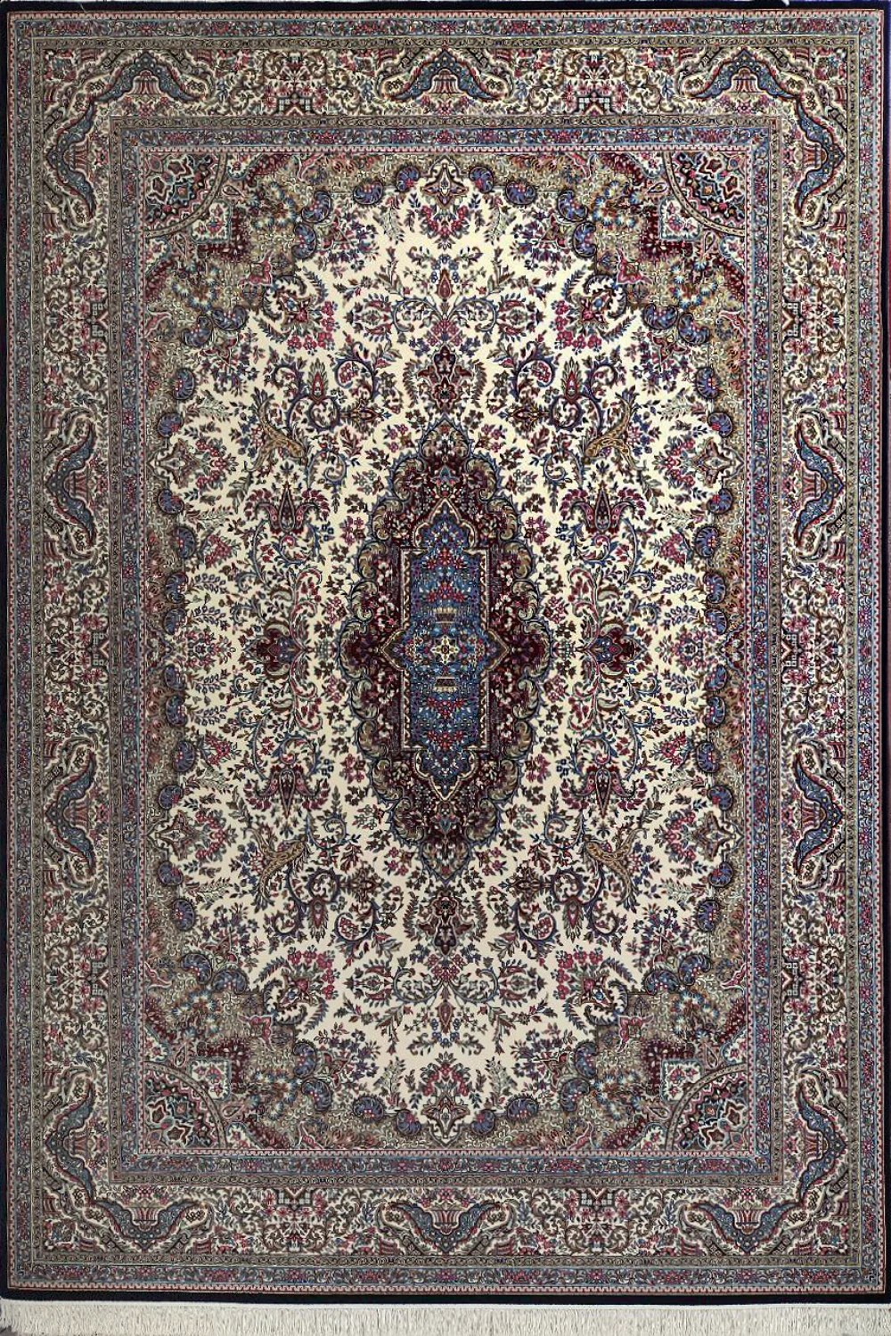 فرش ستاره کویر یزد 500 شانه کلکسیون ایساتیس کد I27 زمینه 8000 (غیربرجسته)