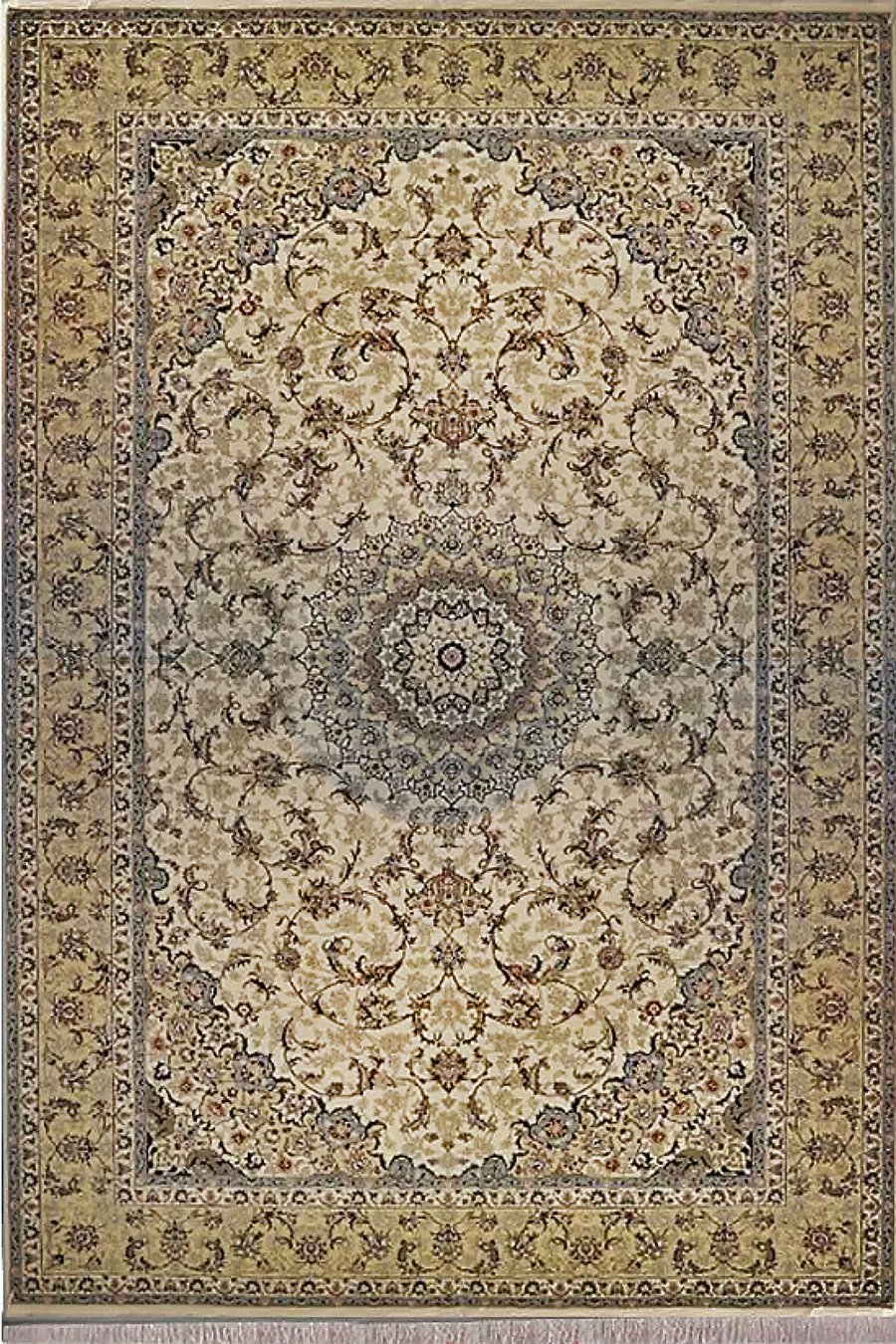 فرش ستاره کویر یزد 700 شانه کلکسیون زهره نوین کد H51 زمینه 1101 (غیربرجسته)