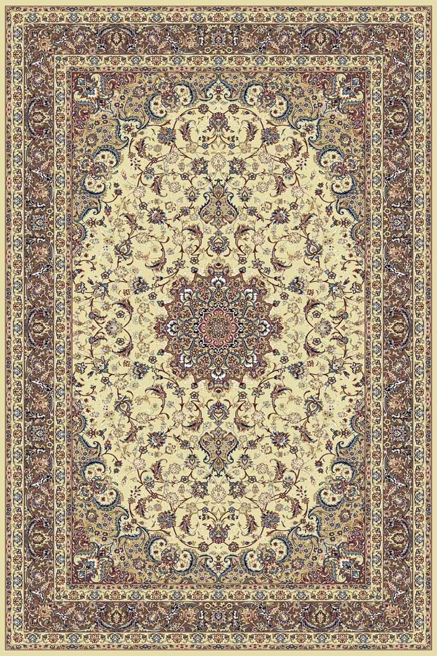 فرش ستاره کویر یزد 500 شانه کلکسیون شاه عباسی کد X51 زمینه 1703