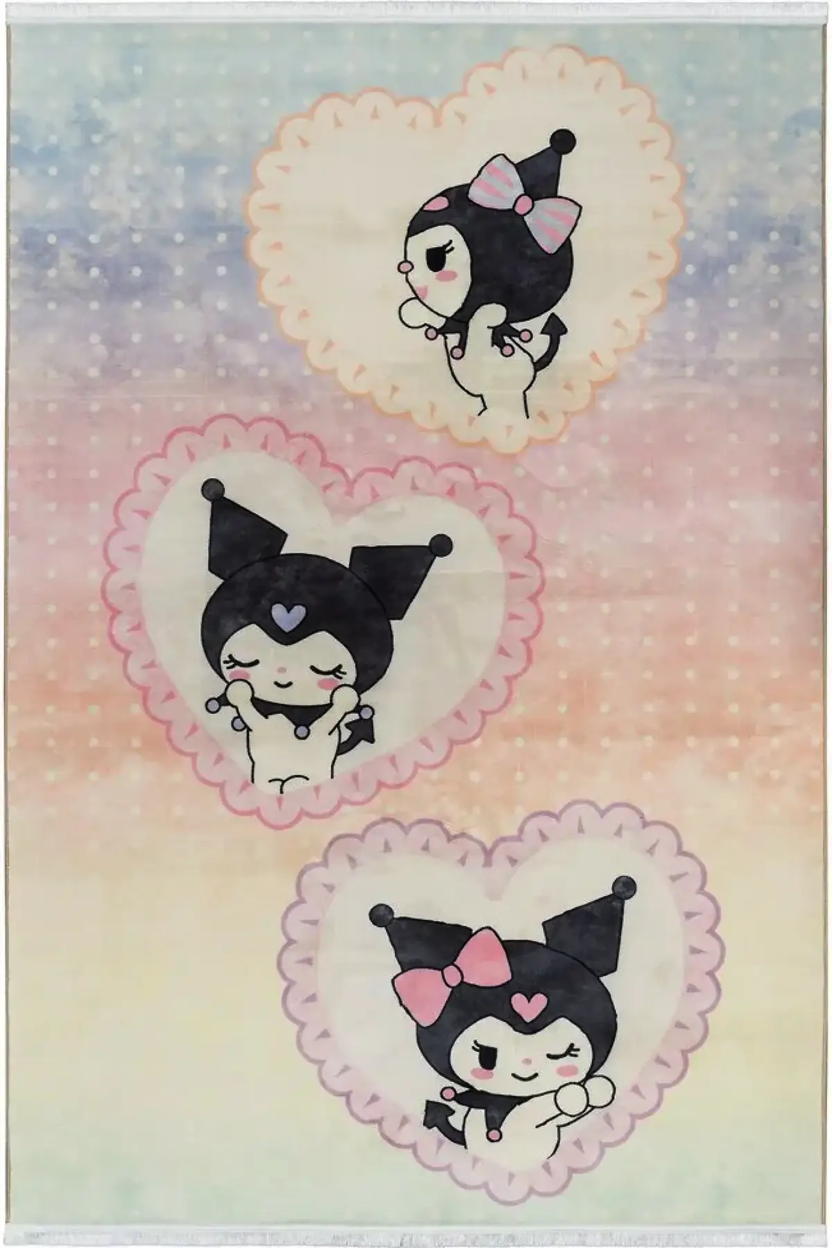 فرش محتشم اتاق کودک طرح کرومی کد 25KK0080 زمینه نارنجی (غیربرجسته)