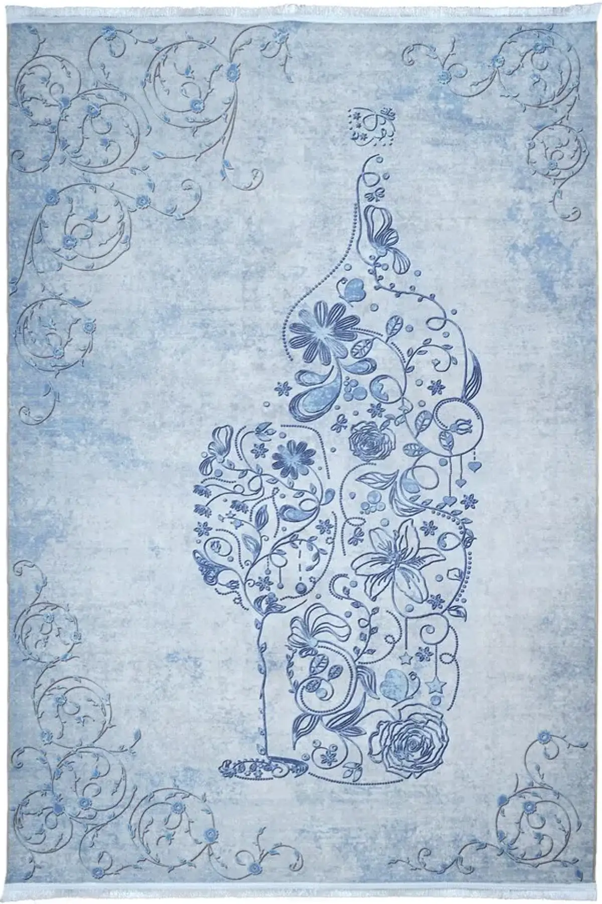 فرش محتشم آشپزخانه کد 101489 زمینه تمام رنگ (غیربرجسته)