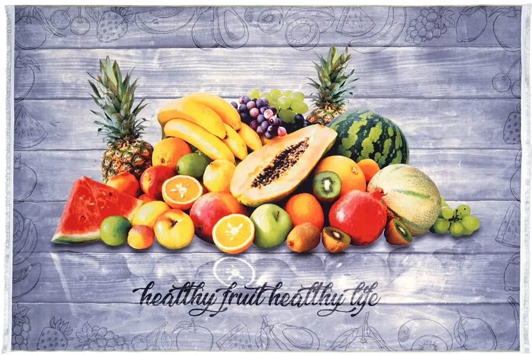 فرش محتشم آشپزخانه کد 101430 زمینه تمام رنگ (غیربرجسته)