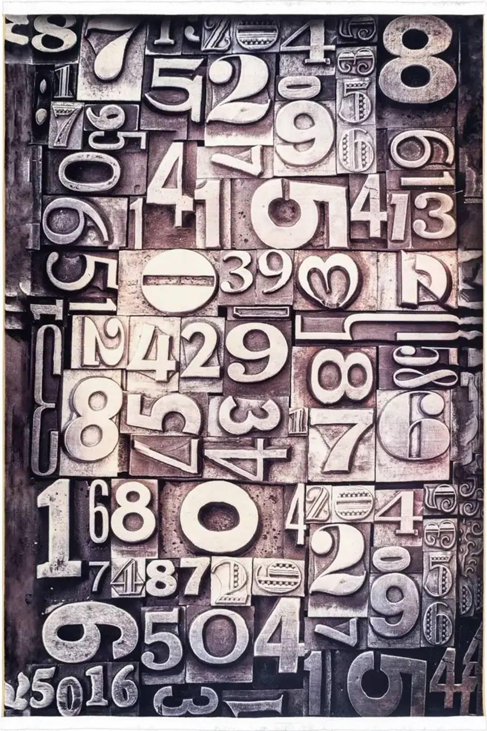 فرش محتشم 700 شانه مدرن کد 25KN0010 زمینه طوسی (غیربرجسته)