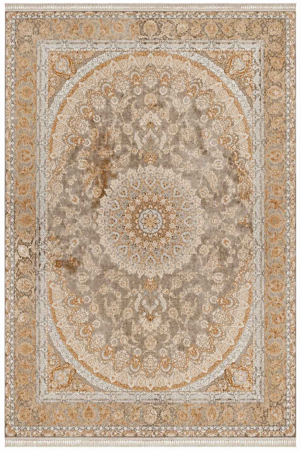 فرش قیطران 1200 شانه افسانه طرح کارناوا گل برجسته