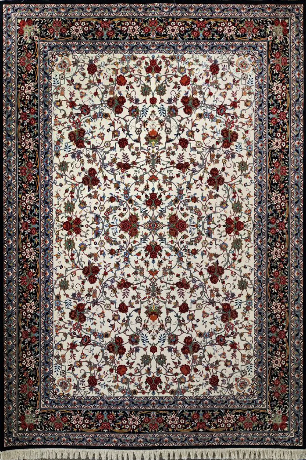 فرش ستاره کویر یزد 700 شانه کلکسیون شاهکار نوین کد N110 زمینه 2509 (غیربرجسته)