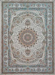 فرش ستاره کویر یزد 1500 شانه کد TX501 زمینه 1003 (برجسته)